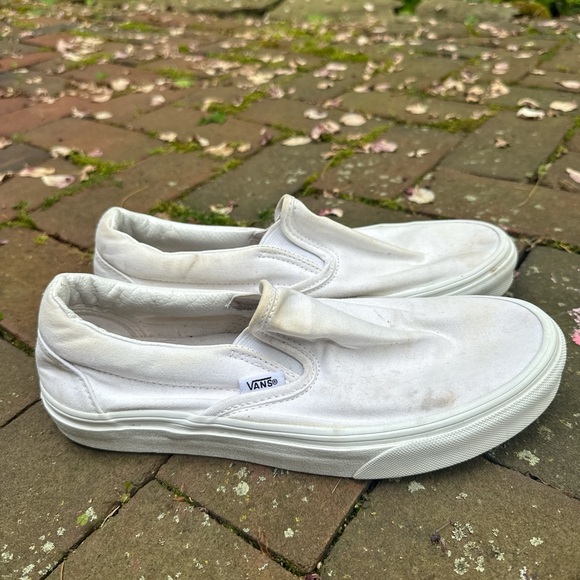 Vans / white slip ons ⭐️ - Picture 3 of 4
